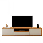 Rack Para Tv 75 Polegadas Com 3 Portas Viena Pés Madeira Maci