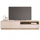 Rack Para Tv 75 Polegadas Isis 2 Portas 2 Gavetas Mel/off Whi