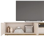 Rack Para Tv 75 Polegadas Isis 2 Portas 2 Gavetas Mel/off Whi