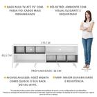 Rack Para Tv 75" Retrô Com Nichos Jazz Multimóveis Mp1022 Bra