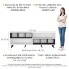 Rack Para Tv 75" Retrô Com Nichos Jazz Multimóveis Mp1022 Bra