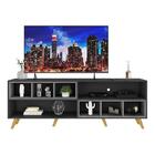 Rack Para Tv 75" Retrô Com Nichos Jazz Multimóveis Mp1022 Pre