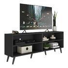 Rack Para Tv 75" Retrô Jazz Multimóveis Mp1017 Preto
