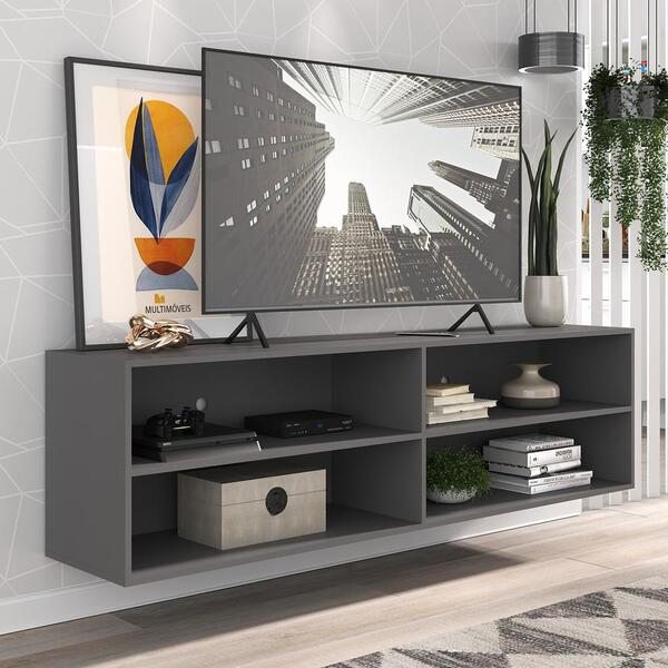 Rack Para Tv 75" Suspenso Jazz Multimóveis Mp1016 Grafite