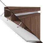 Rack Para Tv 80 Polegadas Nogueira Real Off White Ubatuba Col