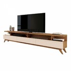 Rack Para Tv 86 Polegadas Cruise 3 Gavetas Freijó/off White -