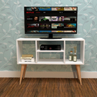 Rack Para Tv  43 Polegadas  Noruega Branco - Moveise