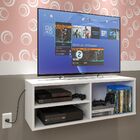 Rack Para Tv  Dvd  Blue Ray  Cd  Nicho  Sala  Branco