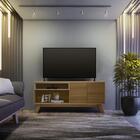 Rack Para Tv Alexander Amêndoa Titânio