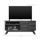 Rack Para Tv Alexander Amêndoa Titânio