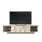 Rack Para Tv Ane Acabamento 3d Creme