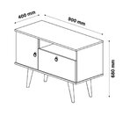 Rack Para Tv Até 32 Polegadas 2 Portas Yan Retrô Demolição  B
