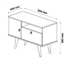 Rack Para Tv Até 32 Polegadas 2 Portas Yan Retrô Demolição  C