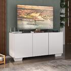 Rack Para Tv Até 32 Polegadas Com 3 Portas Multimóveis Mp1068