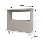 Rack Para Tv Até 40 Polegadas 2 Portas 1 Prateleira 1 Nicho M