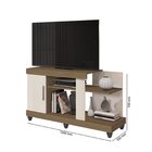 Rack Para Tv Até 42 Polegadas 120cm Com 1 Porta E 6 Pés Canad