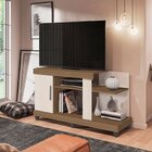 Rack Para Tv Até 42 Polegadas 1 Porta 2 Nichos Aurora Carvalh