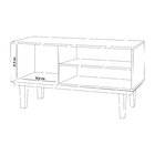 Rack Para Tv Até 42 Polegadas Denver Preto/naturale