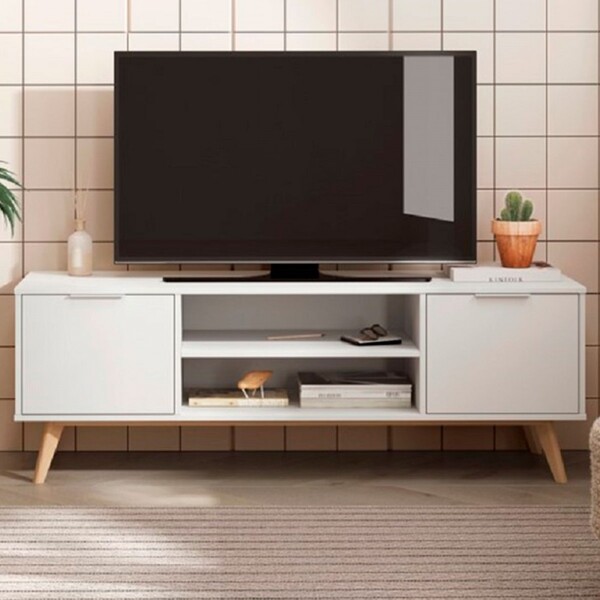 Rack Para Tv Até 45 Polegadas Campus 2 Portas 1 Prateleira Br