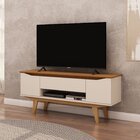 Rack Para Tv Até 45 Polegadas Retrô 2 Portas 1 Gaveta 1,35m A