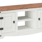 Rack Para Tv Até 46 Polegadas Em Madeira Maciça 2 Portas Bran