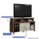 Rack Para Tv Até 47 Polegadas Espanha Valdemóveis Castanho/of