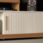 Rack Para Tv Até 47 Polegadas Movi Cor Carvalho Europeu Creme