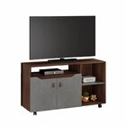 Rack Para Tv Até 49 Polegadas 2 Portas Seleto Jcm Móveis Café