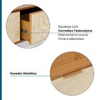 Rack Para Tv Até 50 Polegadas 136cm 3 Gavetas Madeira Maciça