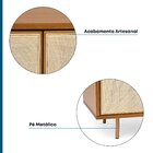 Rack Para Tv Até 50 Polegadas 136cm 3 Gavetas Madeira Maciça