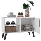 Rack Para Tv Até 50 Polegadas 1 Porta Bpp24 Brv Móveis