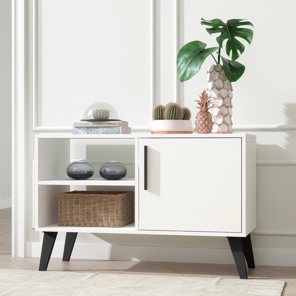 Rack Para Tv Até 50 Polegadas 1 Porta Bpp24 Brv Móveis