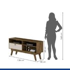 Rack Para Tv Até 50 Polegadas 1 Porta Houston Valdemóveis Ipê