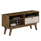 Rack Para Tv Até 50 Polegadas 1 Porta Houston Valdemóveis Ipê