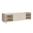 Rack Para Tv Até 50 Polegadas 2 Portas Com Nichos  Nature