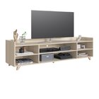 Rack Para Tv Até 50 Polegadas 2 Portas Com Nichos  Nature/ver