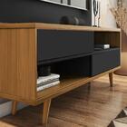 Rack Para Tv Até 50 Polegadas 2 Portas Freijó Trend/preto Nt1