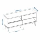 Rack Para Tv Até 50 Polegadas 2 Portas Nt 1180  Freijó Trend/