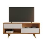 Rack Para Tv Até 50 Polegadas 2 Portas Nt 1180  Freijó Trend/