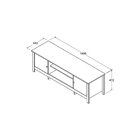 Rack Para Tv Até 50 Polegadas 2 Portas R-606 Branco