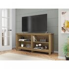 Rack Para Tv Até 50 Polegadas 4 Nichos Myles  Louro Freijó