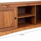 Rack Para Tv Até 50 Polegadas  2 Portas 100 % Madeira Maciça