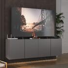 Rack Para Tv Até 50 Polegadas Com 4 Portas Suspenso Multimóve