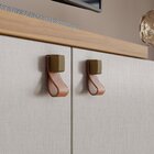 Rack Para Tv Até 50 Polegadas Com Pés De Madeira Maciça E Por