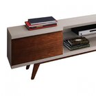 Rack Para Tv Até 50 Polegadas Com Tampo De Vidro Fasano Matos