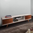 Rack Para Tv Até 50 Polegadas Com Tampo De Vidro Fasano Matos