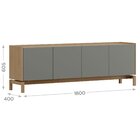 Rack Para Tv Até 50 Polegadas Em Madeira Maciça E Mdf Linha B