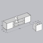 Rack Para Tv Até 50 Polegadas Em Madeira Maciça E Mdf Linha B