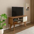 Rack Para Tv Até 50 Polegadas Frank Cinamomo/off White  - Art