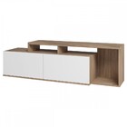 Rack Para Tv Até 50 Polegadas Linea 2 Portas Branco/castanho